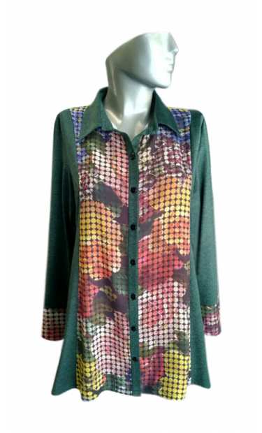 Блуза за макси дами 08290 в комбинация