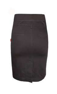 Дънкова пола за макси дами прав модел в черно