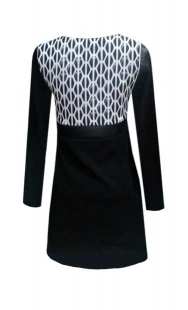 Зимна блуза за бременни от плетиво в комбинация
