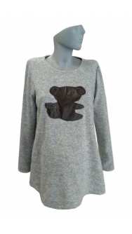 Блуза за бременни 089 с апликация коала