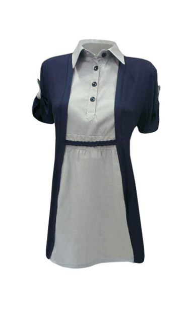 Блуза за бременни с къс ръкав 08292